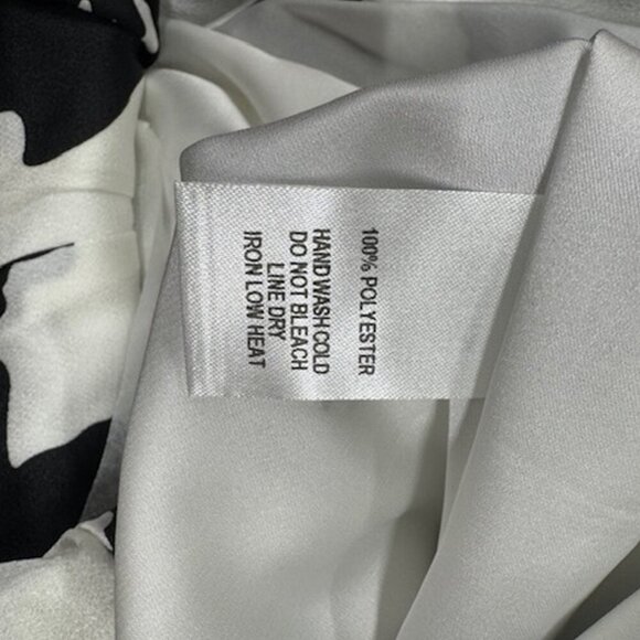 NWT Lulus Bring Me Back To You Black and White Print Strapless Midi Dress - Picture 9 of 9